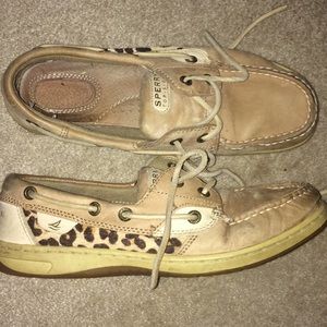 Cheetah print sperry’s